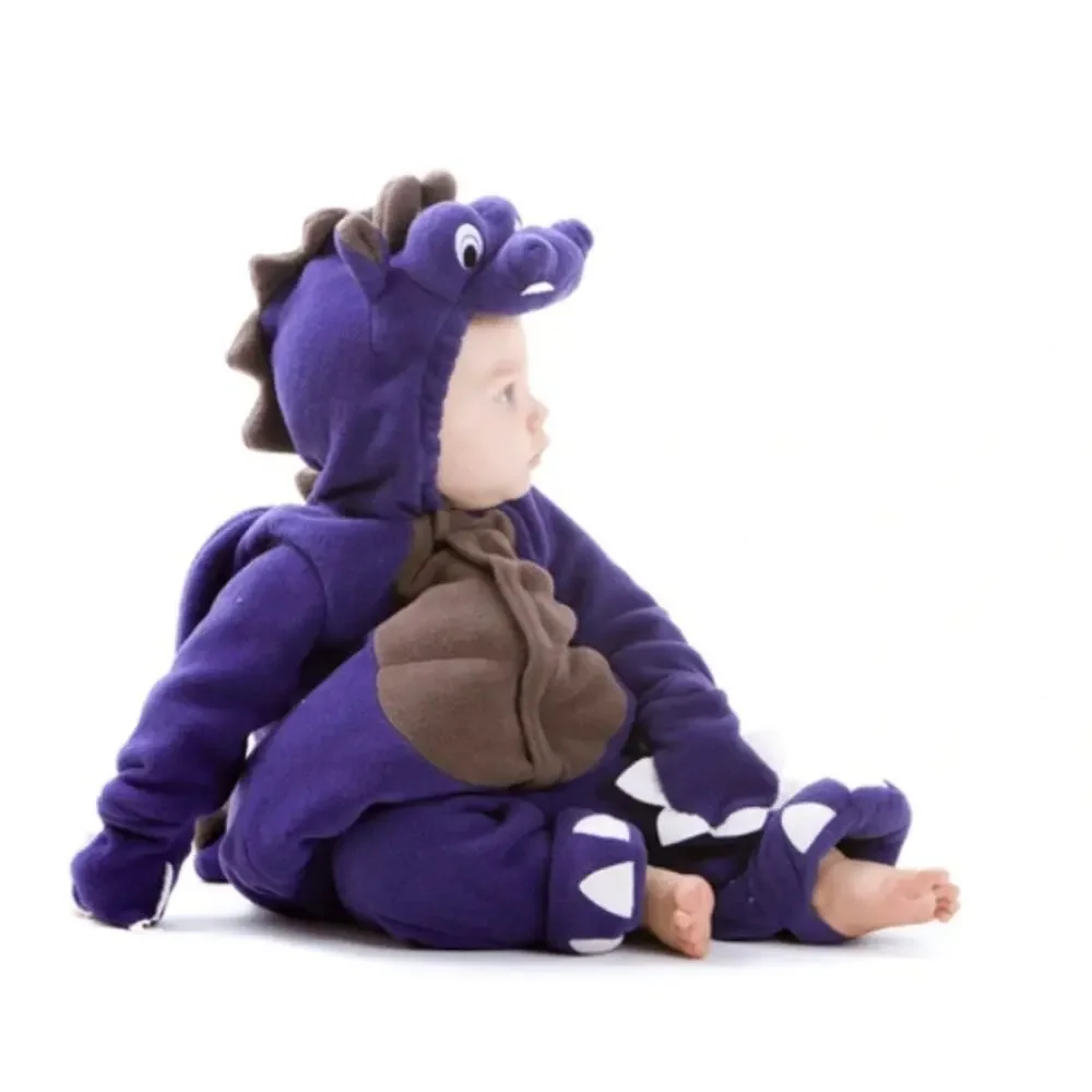 Vintage Old Navy Purple Dragon Toddler Halloween Costume Sz 12-18 mo